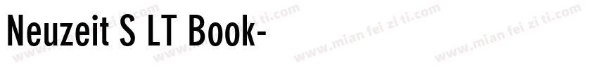 Neuzeit S LT Book字体转换